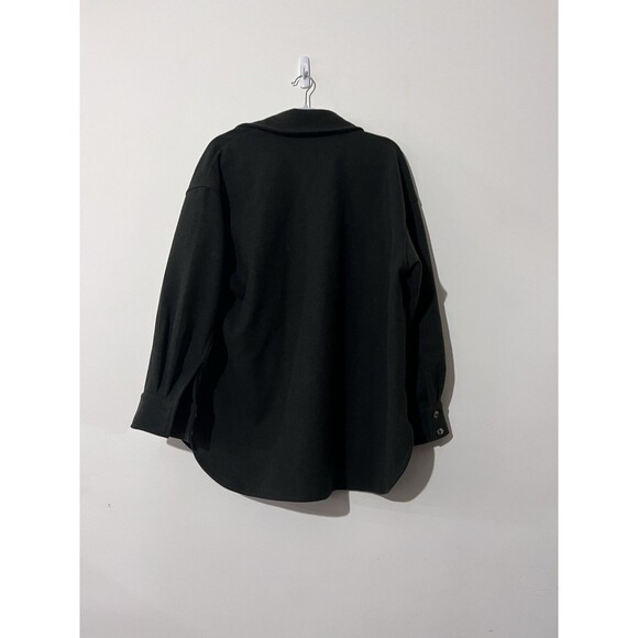 H&M men's Regular fit Size Medium twill jacket in dark green khaki - Picture 3 of 5